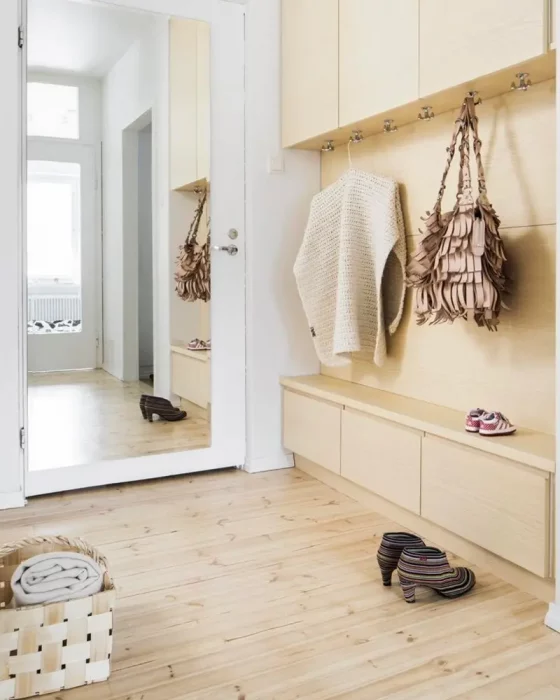 deco entree chic bois