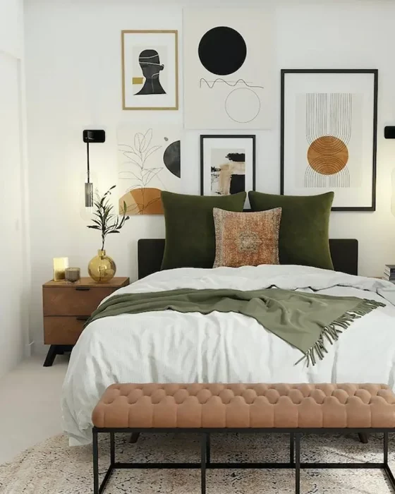 deco chambre moderne chic bois