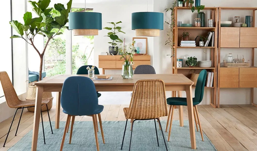 deco bleu canard bois