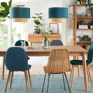 deco bleu canard bois