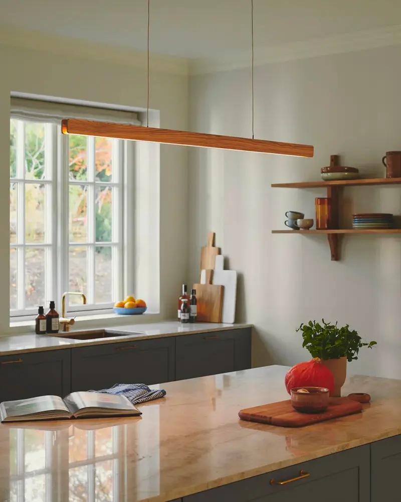 suspension cuisine minimaliste bois