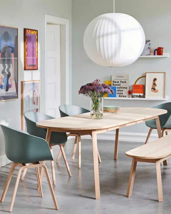 deco salle a manger scandinave bois