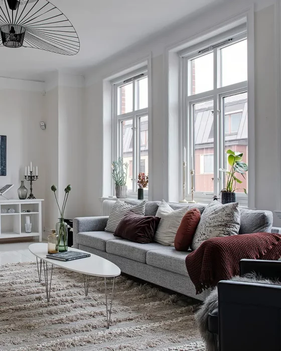 deco salon scandinave gris chic