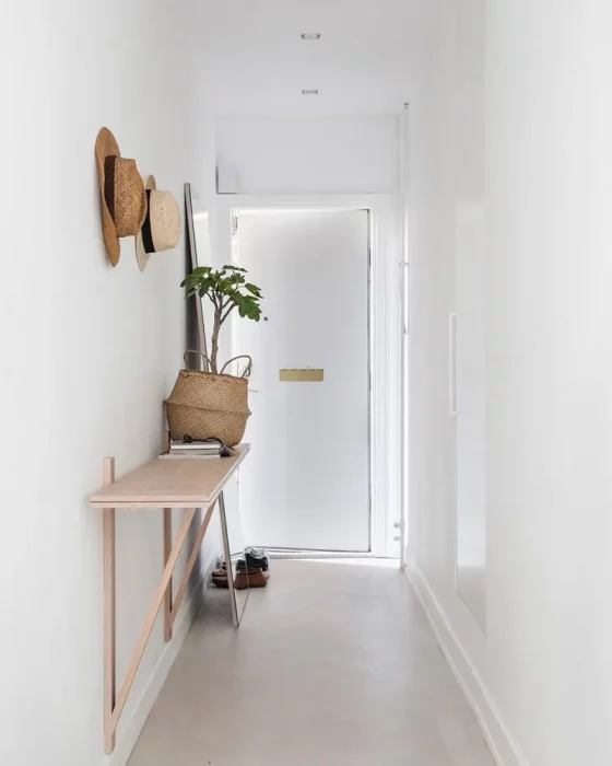 deco couloir zen blanc