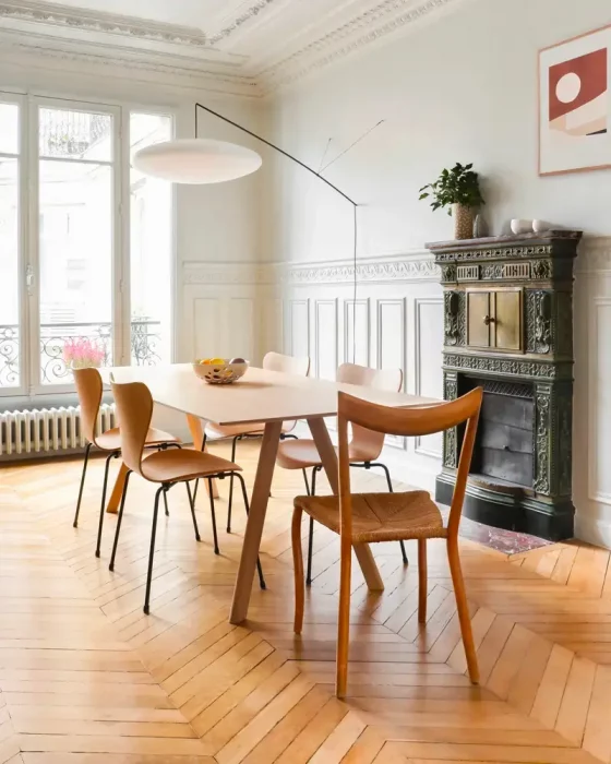 deco salle a manger vintage minimaliste bois