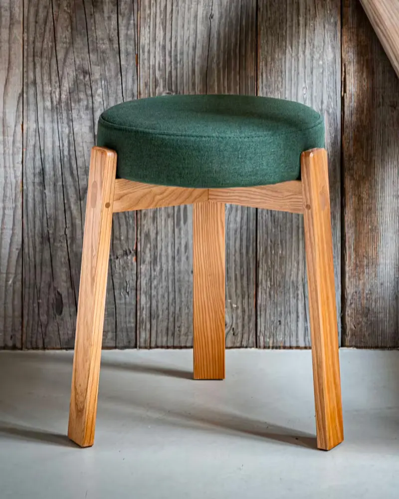 tabouret scandinave vert