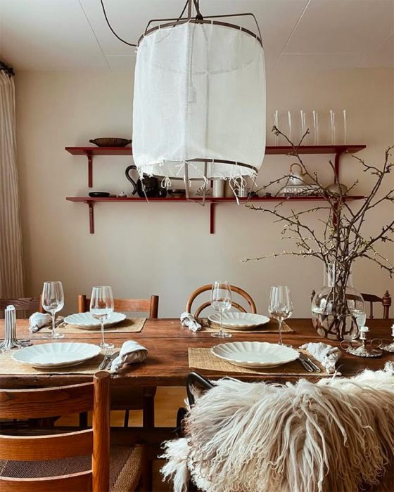 deco salle a manger scandinave recup bois