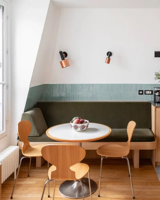 deco salle a manger vintage minimaliste