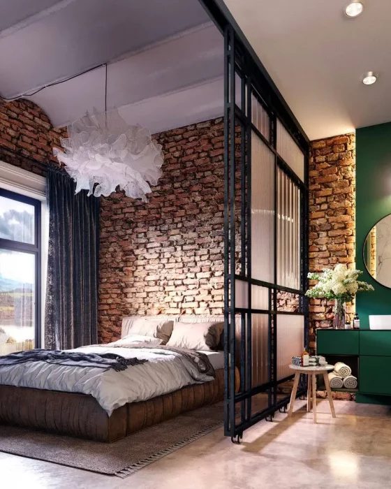 deco chambre industrielle chic