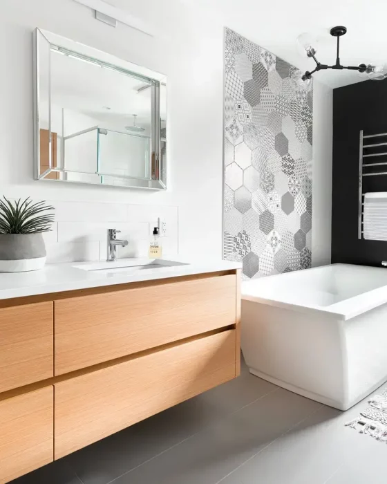 deco salle de bain scandinave moderne