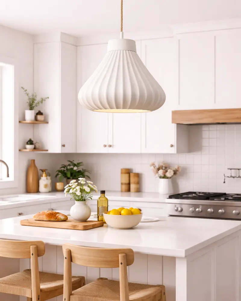 suspension cuisine ceramique striee