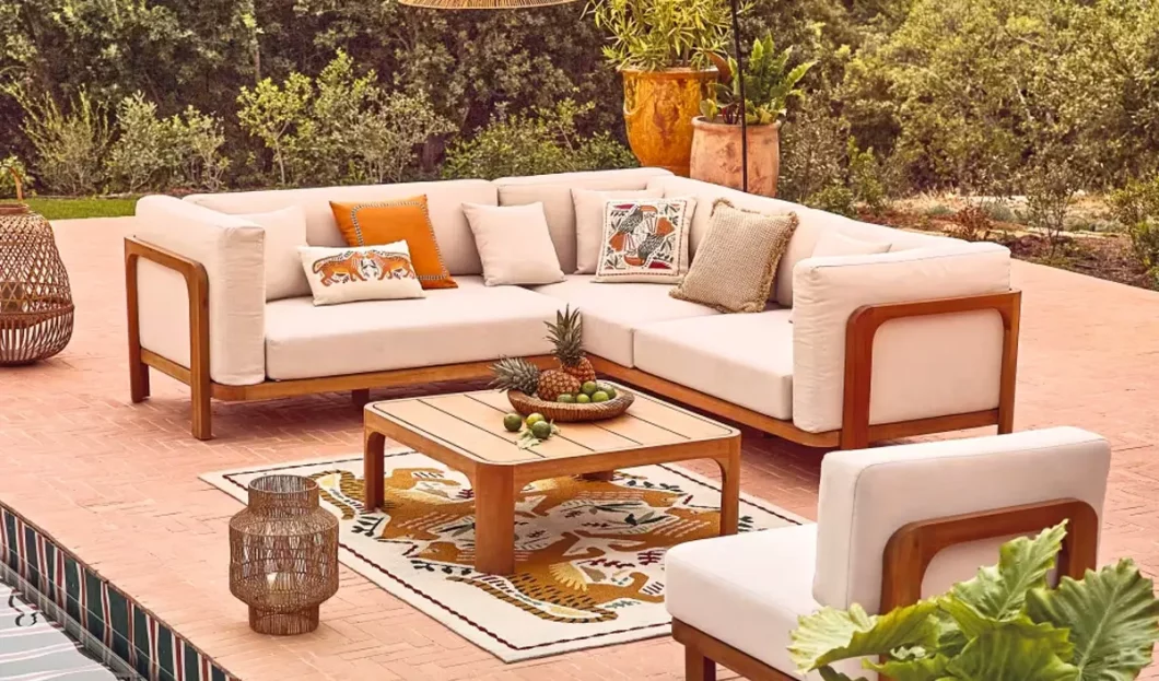 salon jardin bois