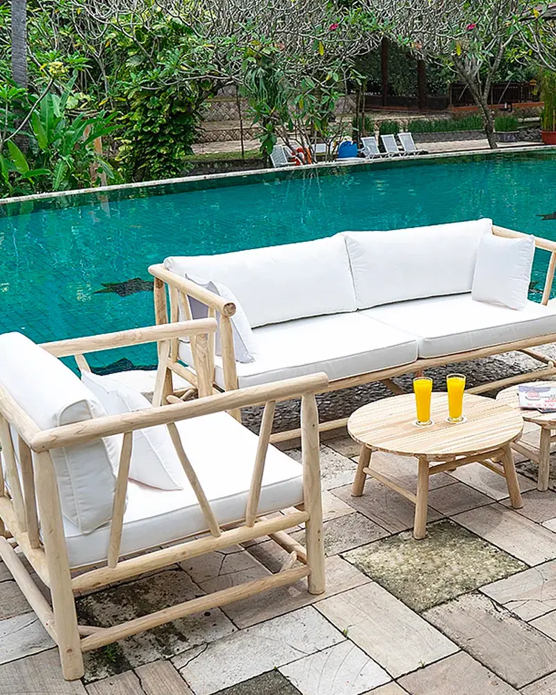 salon jardin bois flotte
