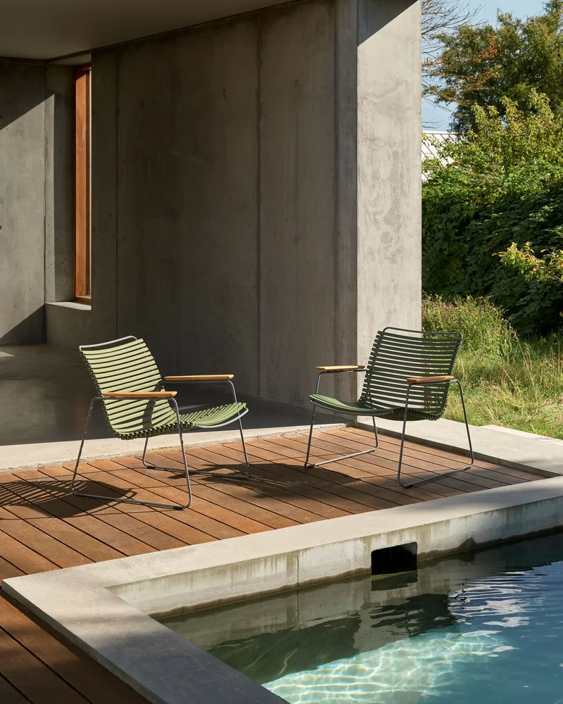 fauteuil jardin vert kaki bois