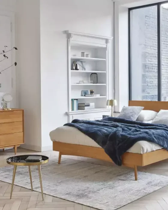 deco chambre scandinave bois