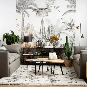 deco tropical chic