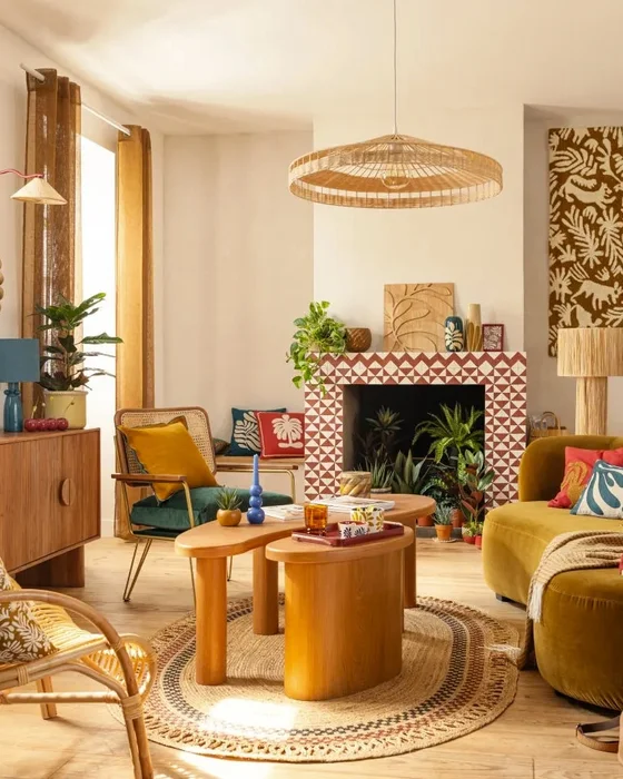 deco salon chic vintage