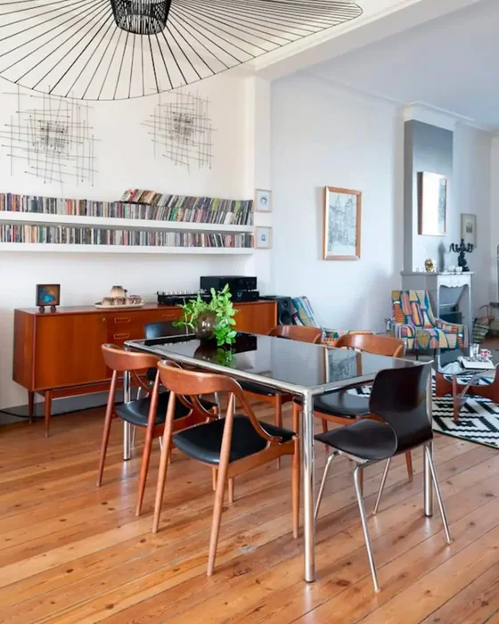 deco salle a manger vintage chic