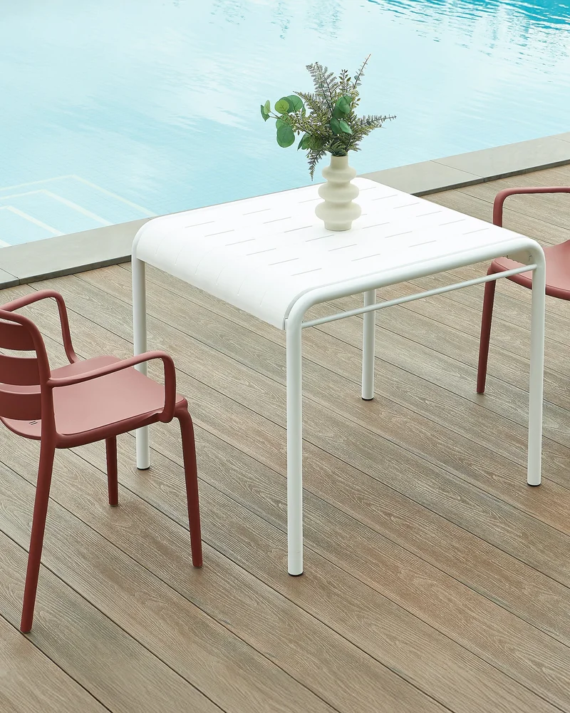chaise jardin terracotta plastique