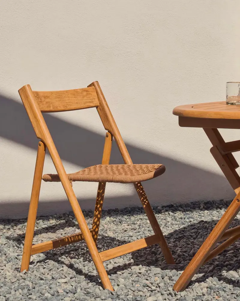 chaise jardin pliante corde