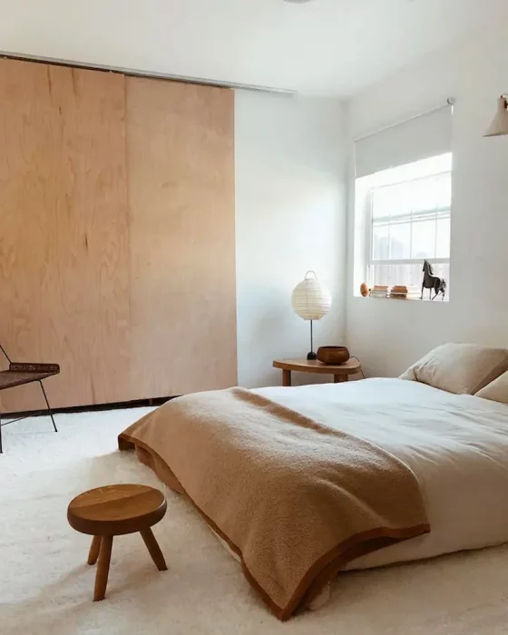 deco chambre vintage zen beige