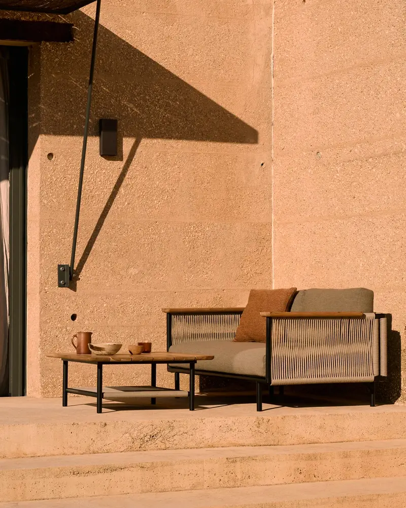 salon de jardin zen gris