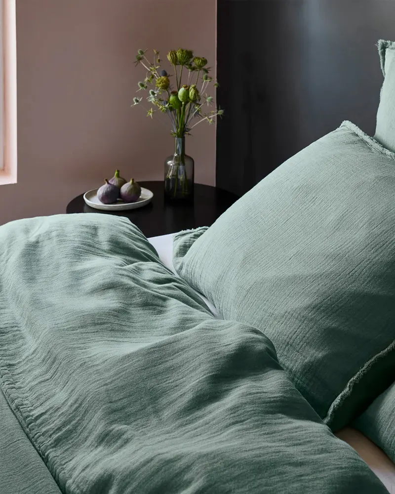 housse de couette lin