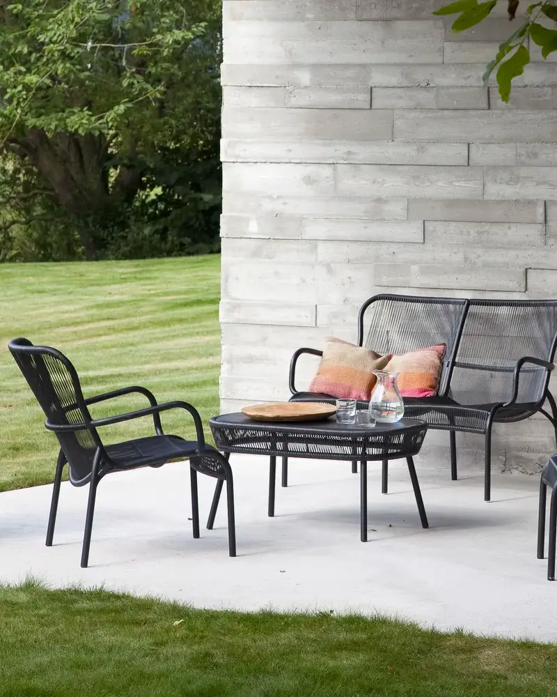 fauteuil jardin noir