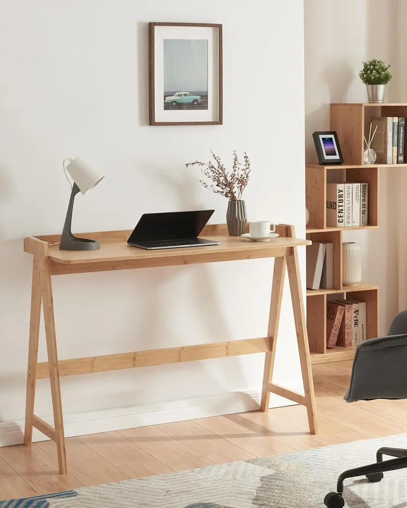 bureau zen minimaliste bois