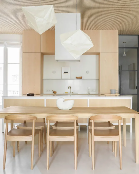 deco salle a manger scandinave zen
