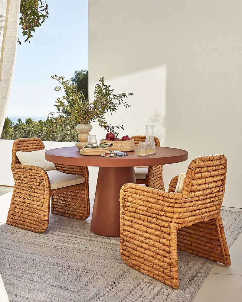 chaise jardin nature jacinthe eau