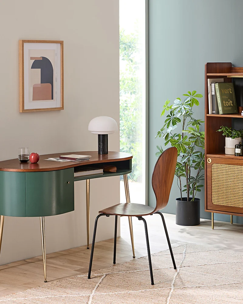 bureau organique vintage