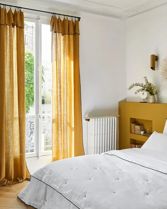 deco chambre blanc jaune