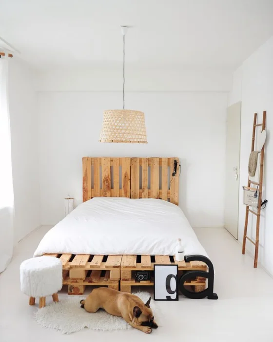 deco chambre recup vintage palette