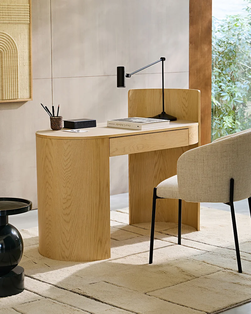 bureau zen ovale