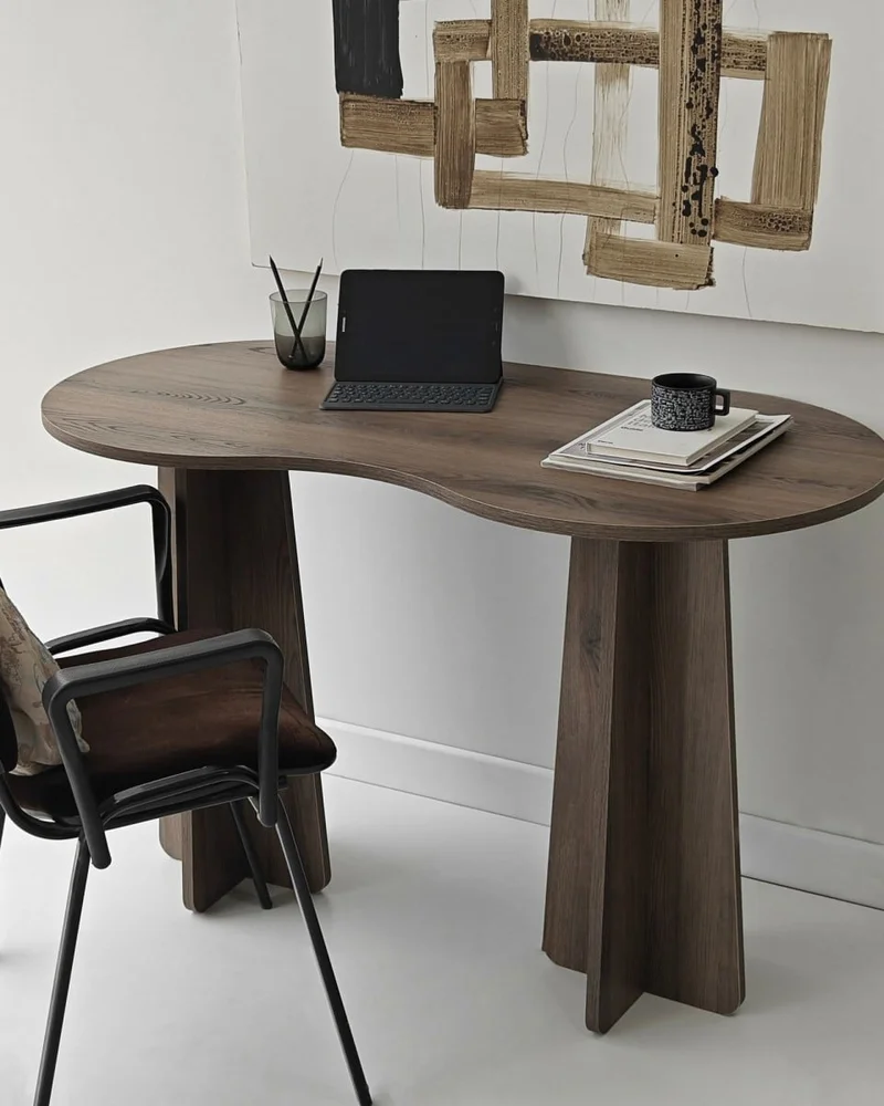 bureau plateau forme organique