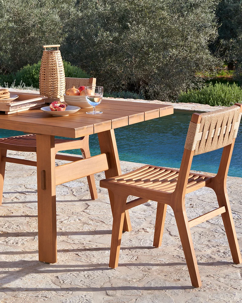 chaise jardin nature corde bois