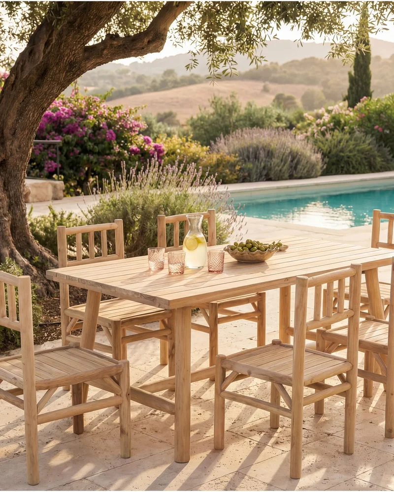 chaise jardin nature bois flotte