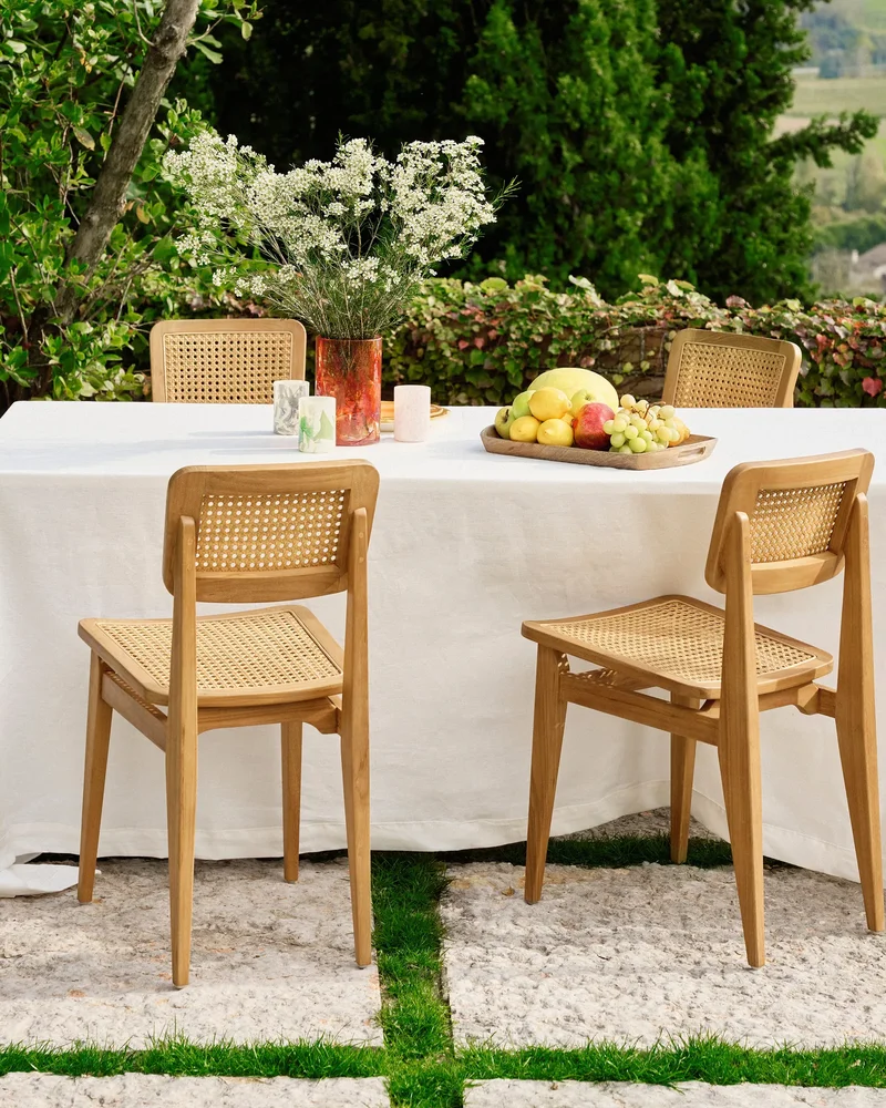 chaise jardin nature cannage