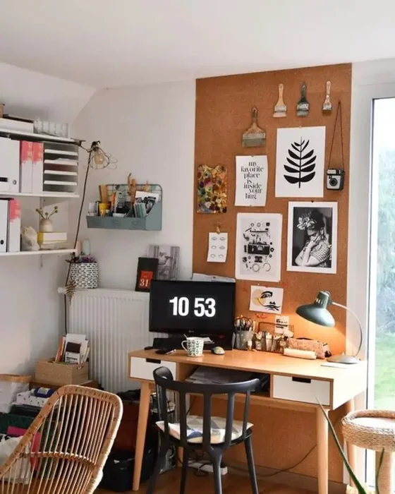 deco bureau mur liege