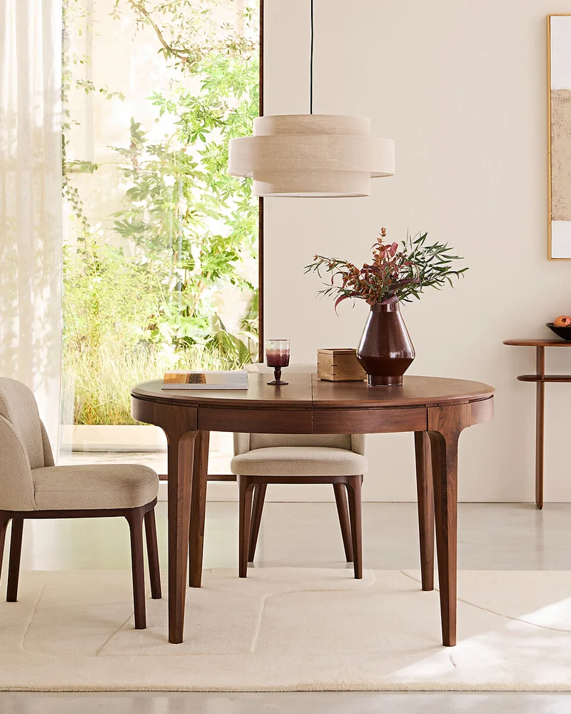table a manger ronde noyer