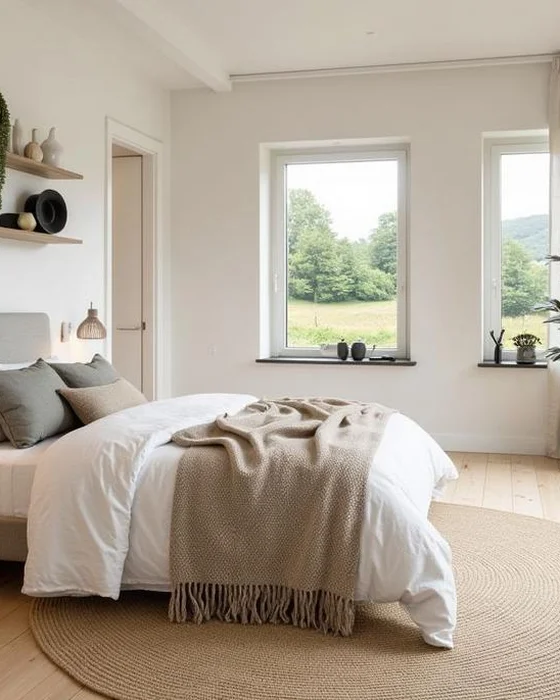 deco chambre scandinave cocooning beige
