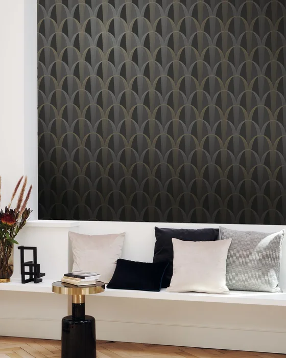 papier peint chic deco entree