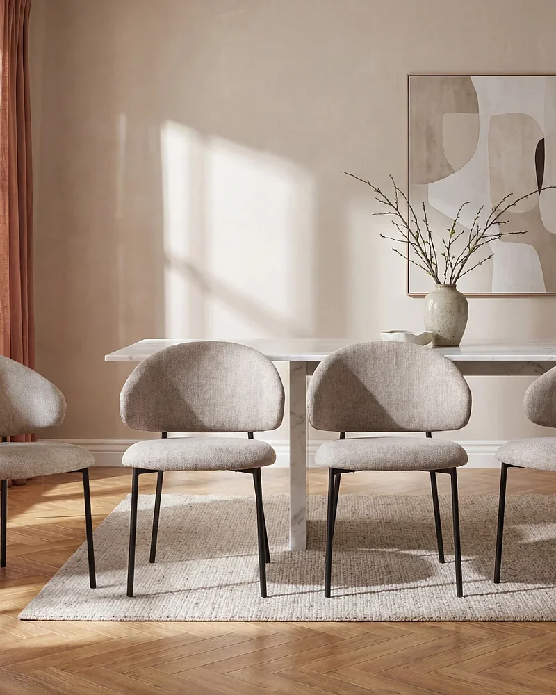 chaise tissu texture