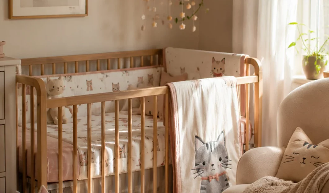 deco chambre bebe chat