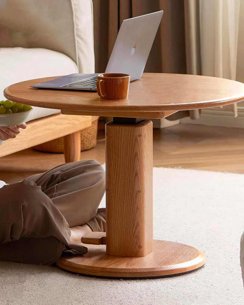 table basse relevable ronde
