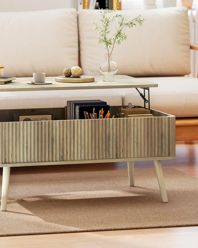 table basse relevable canelee