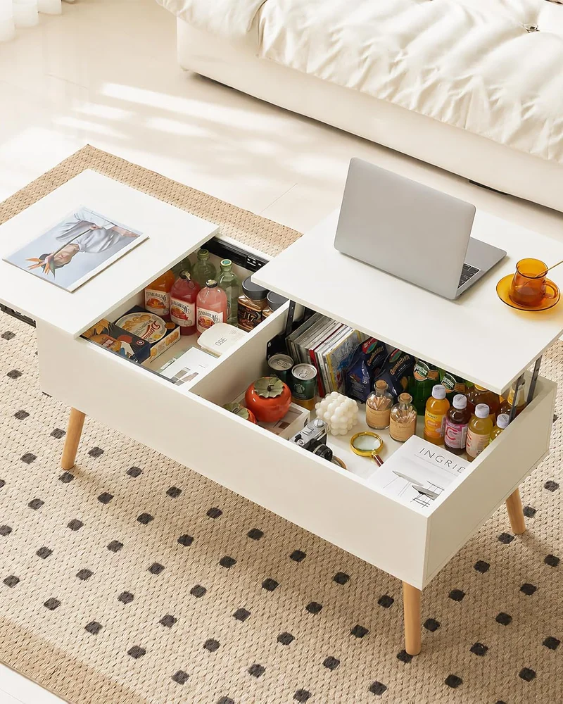 table basse relevable scandinave